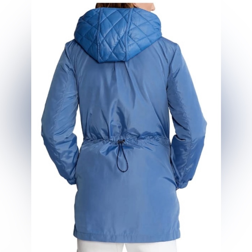 NWT Ralph Lauren Polo Golf Convertible 2-In-1 Hooded Jacket Quilted Blue Size M - Picture 11 of 11